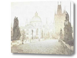 Картина Прага в акварели