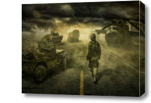 Картина Военная техника и машины