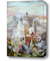 Картина нарисованный замок