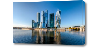 Картина панорама мегаполиса