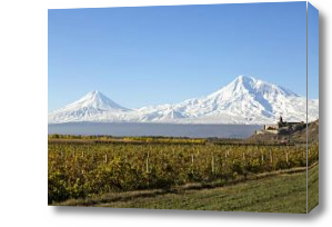 Картина долина в горах